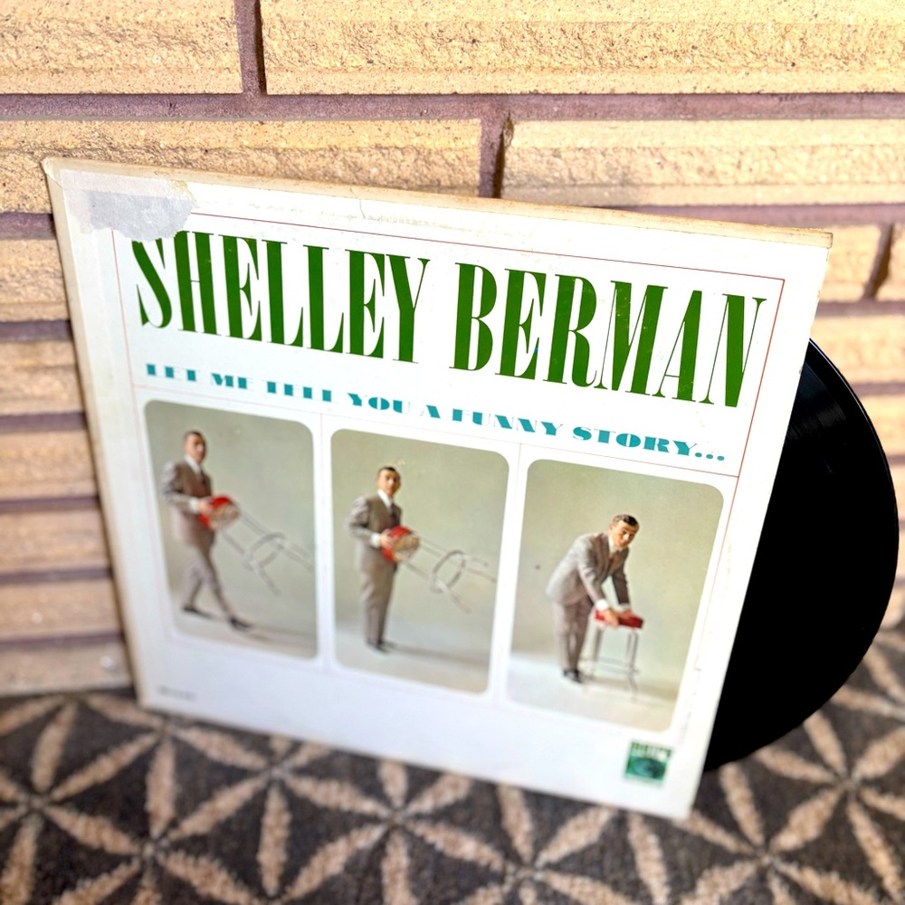 60's Shelley Berman's "Let Me Tell You a Funny Story" Record - 60's Comic Album
